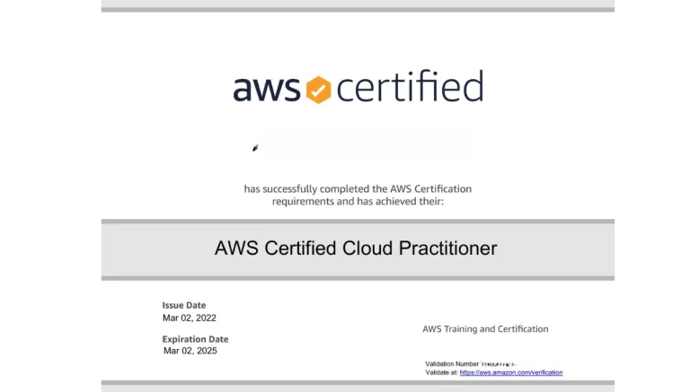 AWS CLF-C02 Success story 3