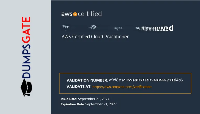 AWS CLF-C02 Success story 4