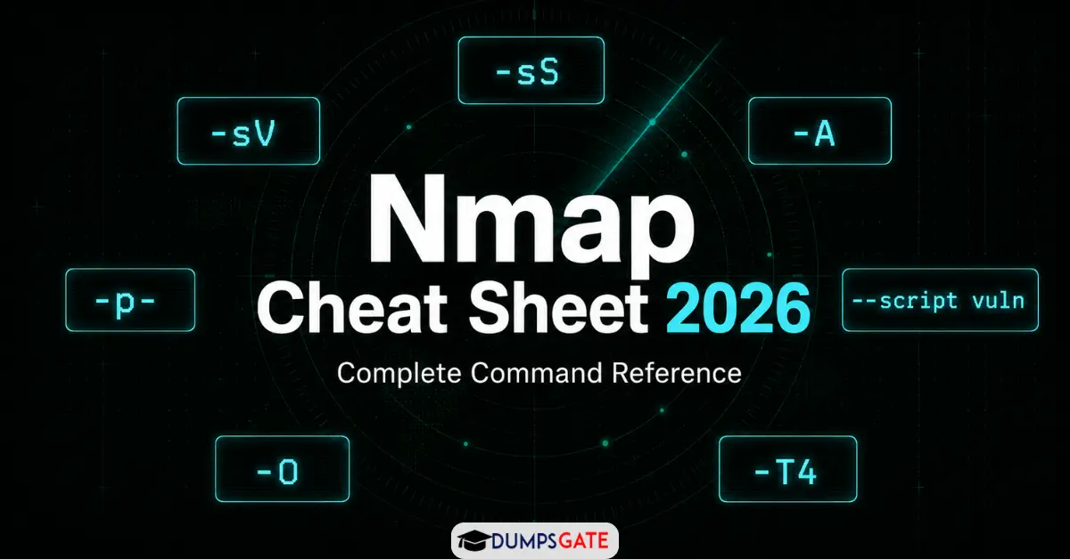 Nmap Cheat Sheet 2026: The Complete Command Reference