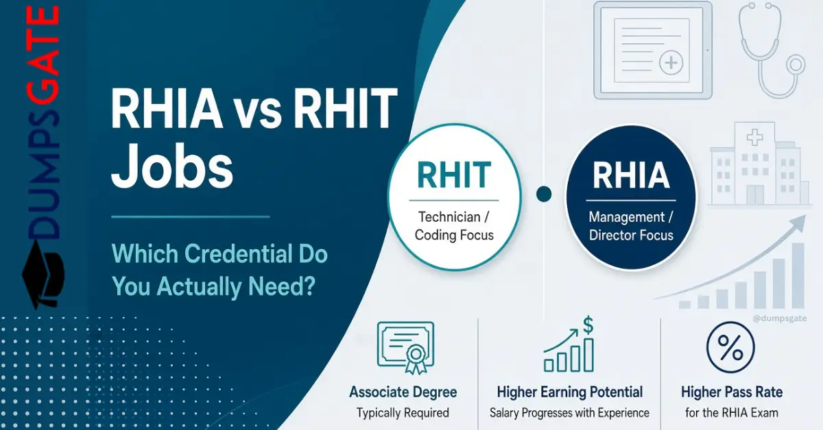 RHIA vs RHIT Jobs: Which Credential Do You Actually Need?