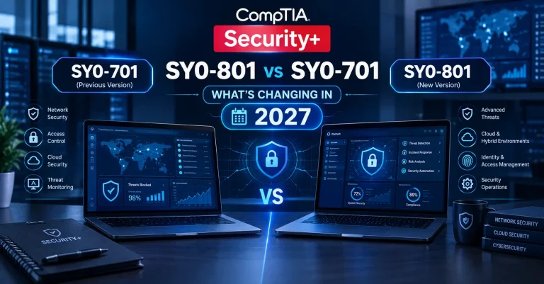CompTIA Security+ SY0-801 vs SY0-701: What’s Changing in 2027