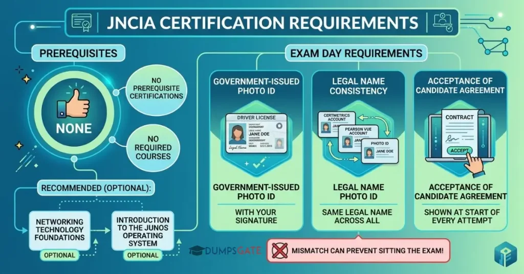 requirements of JNCIA certification